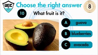 Learn More Names of Fruits and their Pronunciation with Quizzes  ESL Kids  Quiz 6 [upl. by Hitt81]