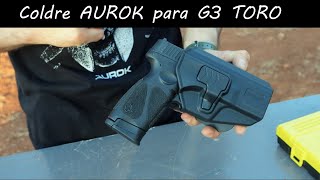 Coldre AUROK para Pistola Taurus G3 TORO [upl. by Arndt]