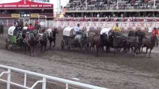 Calgary Stampede Chuckwagon Races Heat 7 [upl. by Micco]