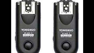 Yongnuo RF603C ii Wireless Flash Trigger Demo with Sony A7ii [upl. by Ashti918]