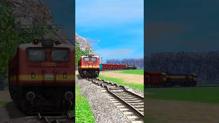 TRAINS RUNNING ON BUMPY RAILROAD TRACKS 😱 train [upl. by Slaughter384]