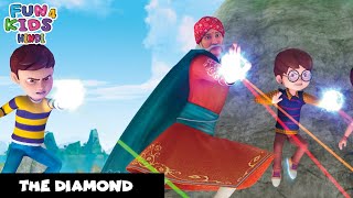 Rudra  रुद्र  Episode 12  The Diamond  Super Action Cartoon  Fun 4 Kids  Hindi [upl. by Rika]