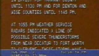 TWC Local Forecast  March 3 1992 [upl. by Quinn]