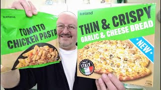 Iceland Tomato Chicken Pasta And Garlic amp Cheese Bread  £1 Each  Food Review [upl. by Lleraj]