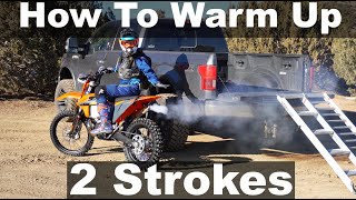 How To Warm Up a 2 Stroke Dirt Bike  Are you doing this WRONG [upl. by Thane]