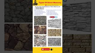 Types Of Stone Masonry [upl. by Nordine]