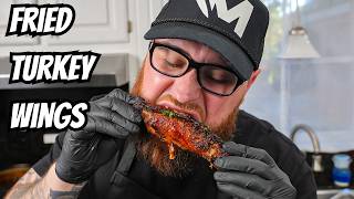 How To Make Juicy amp Tender Fried Turkey Wings [upl. by Zita438]