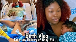 Birth Vlog  Emotional raw amp real labor amp delivery of our daughter at 38 weeks 💗 Baby 2 [upl. by Yetah]