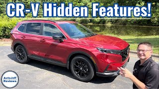 2024 Honda CRV Hybrid Secret Features Gadgets Technology Media More [upl. by Gun290]