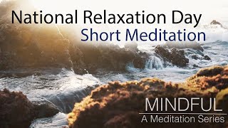 Relax your mind from anywhere with this 3 minute guided meditation [upl. by Eylrahc]