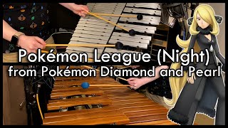 Pokémon League Night  Pokémon Diamond amp Pearl MarimbaVibraphone Cover  12 Days of VGM  Day 3 [upl. by Sup]