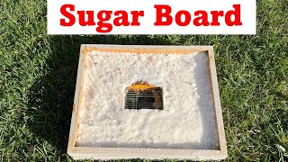 Beekeeping Feed honey bees in winter the easy way  DIY sugar board candy board [upl. by Enitsuga]