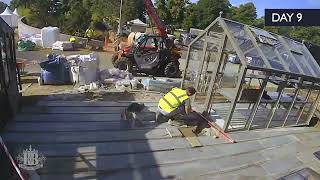 RHS Hampton Court Flower Show Stand Build [upl. by Urias]