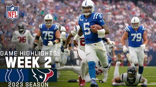 Indianapolis Colts vs Houston Texans Game Highlights  NFL 2023 Week 2 [upl. by Eittol]