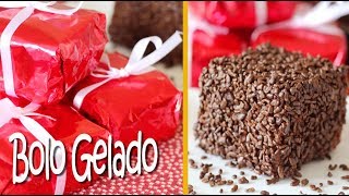 TOALHA FELPUDA DE CHOCOLATE OU BOLO GELADO DE CHOCOLATE  GELADINHO E DELICIOSO  DIKA DA NAKA [upl. by Ellwood]