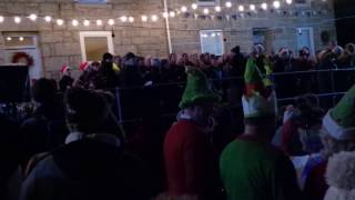 Mousehole Christmas Lights opening carol [upl. by Skelton]