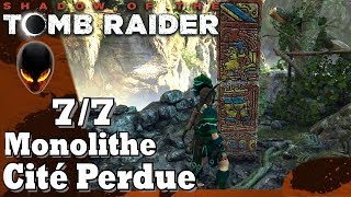 SHADOW OF THE TOMB RAIDER  MONOLITHE 77 Cité Perdue [upl. by Svirad138]