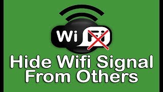 Hide Your WiFi Network signal and Connect To Hidden SSID [upl. by Peti]