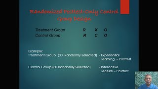 Paano Gamitin ang Randomized Posttest Only Control Group Design [upl. by Nancie]