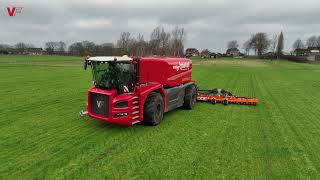 VERVAET Quad 550 BIGFOOT Quad 550 with Mitas 1250 tires on grassland [upl. by Kurr272]