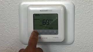 How to Use Your Honeywell T4 Pro Thermostat [upl. by Itsa451]