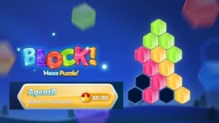 Block Hexa Puzzle iOS Gameplay 29 AgentB iosgames blockhexapuzzle [upl. by Tena622]