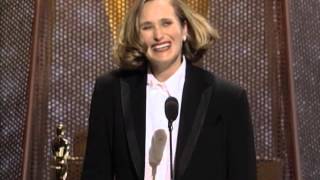 Jane Campion winning Best Original Screenplay for quotThe Pianoquot [upl. by Oirasan]