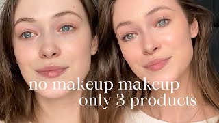 The Perfect Nomakeup Look Using Only 3 Essential Products  Natural Glowy Makeup Tutorial [upl. by Ahsietal846]