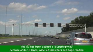 A2 Utrecht  Amsterdam quotsuperhighwayquot [upl. by Siurtemed850]