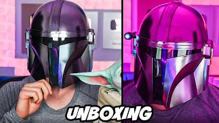 The Mandalorian Helmet REVIEW and UNBOXING [upl. by Assiralk317]