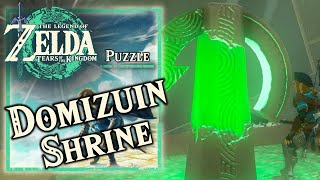 Zelda Tears of the Kingdom  Domizuin Shrine  A Prone Pathway Puzzle [upl. by Onafets]