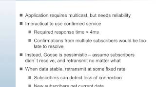 IEC 61850 Overview Part 7 GOOSE and Sampled Values [upl. by Brendin]