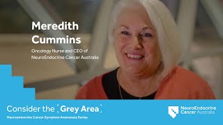 Neuroendocrine Cancer Symptoms Vox Pop with Meredith Cummins [upl. by Maleki]