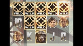 Planet Of The Apes Slot  2x Wild Line Video [upl. by Alyakem]