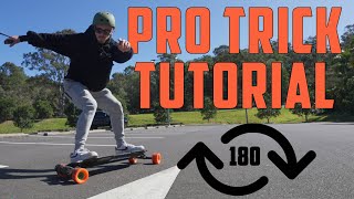 HOW TO 180 REVERT ON AN ELECTRIC SKATEBOARD [upl. by Doris]