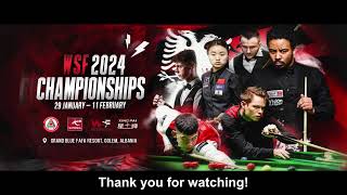 2024 WSF Championship  Open day 4 [upl. by Aisset]