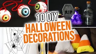 10 DIY Halloween Decoration Ideas  DIY Halloween Crafts [upl. by Hamer717]