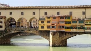 Ponte Vecchio Old Bridge Florence Tuscany Italy Europe [upl. by Myrilla]