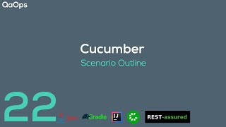 Cucumber  Scenario Outline [upl. by Evanthe853]