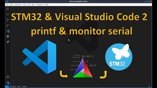 STM32 amp Visual studio code Parte 2 printf al puerto serial [upl. by Zenitram]