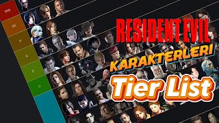 Resident Evil Karakterleri  Tier List [upl. by Annodas221]