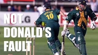 The 99 Cricket World Cup Run Out Was NOT Donalds Fault [upl. by Thia659]