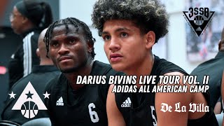 Adidas All American Camp  Darius Bivins Live Tour Vol II  De La Villa [upl. by Harima]