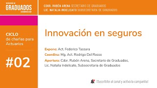 02 Innovación en Seguros  Económicas UBA [upl. by Akamaozu]