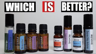 doTERRA versus REVIVE ESSENTIAL OILS REVIEW  BETTER QUALTY CHEAPER [upl. by Tullus1]