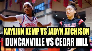 Kaylinn Kemp and Jadyn Atchison Duncanville vs Cedar Hill GBB [upl. by Jamille]