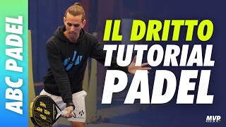 Il DRITTO PIATTO e in BACK nel PADEL 🎾 Tutorial ITALIANO Con MAESTRO NAZIONALE Simone Salernitano [upl. by Casimire]