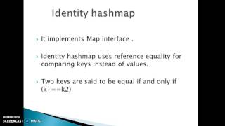 Difference between HashMap and IdentityHashmap in java [upl. by Isnam]