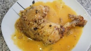 Pollo a la naranja en el horno [upl. by Sorce]