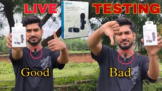 BOYA BYV10 Wireless Microphone  Best Wireless Microphone  150 meter sound testing [upl. by Yard413]